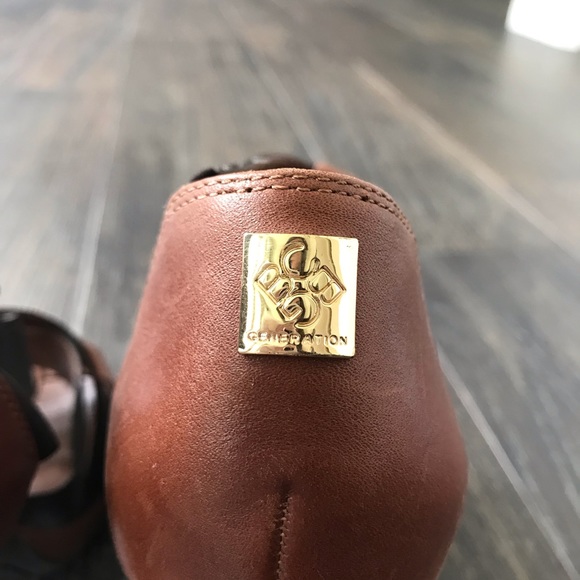 BCBGeneration Brown Strappy Heels - Picture 5 of 8